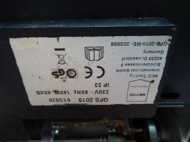 Inox vleessnijmachine - afbeelding 4 van  4