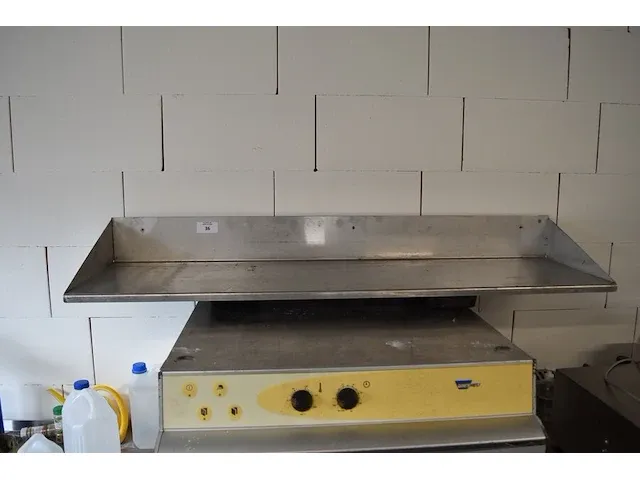 Inox wandrek 150x40cm - afbeelding 1 van  4