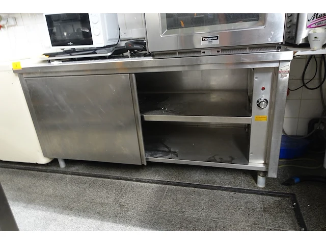 Inox warmhoudkast/werktafel solis - afbeelding 1 van  4