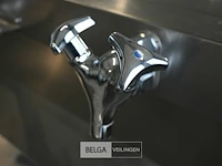Inox wasbak met 6 kraantjes - afbeelding 4 van  7