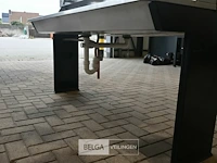 Inox wasbak met 6 kraantjes - afbeelding 7 van  7