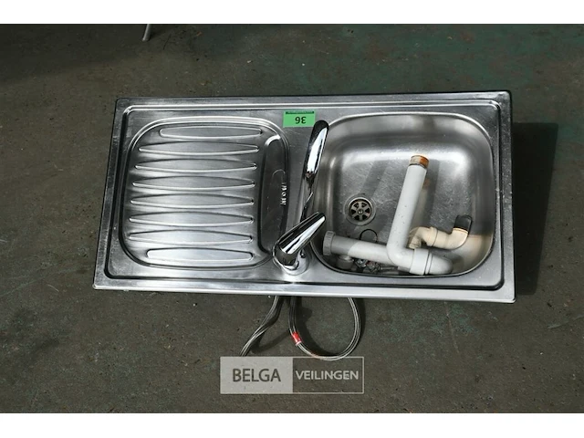 Inox wasbak - afbeelding 1 van  4