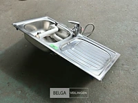 Inox wasbak - afbeelding 2 van  4