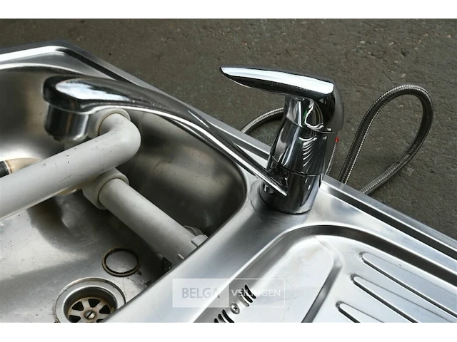 Inox wasbak - afbeelding 3 van  4