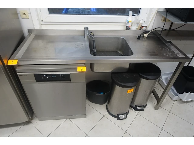 Inox wasmeubel - afbeelding 1 van  2