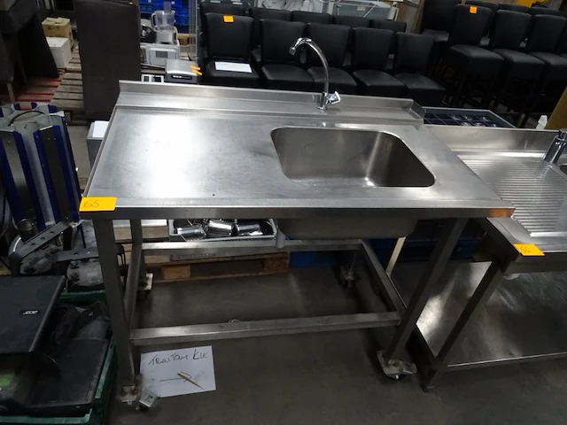 Inox wasmeubel - afbeelding 1 van  4