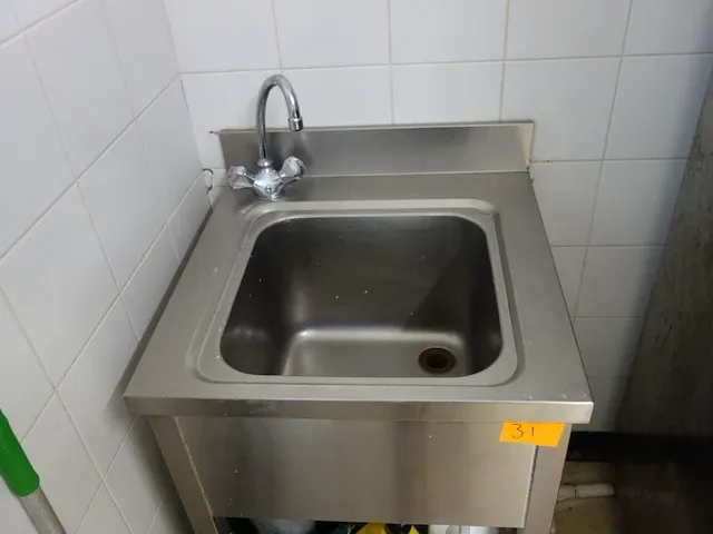 Inox wastafel - afbeelding 2 van  2