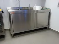 Inox wastafel - afbeelding 1 van  3