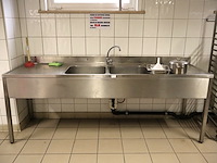 Inox wastafel - afbeelding 1 van  3