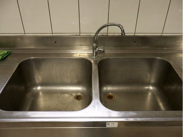 Inox wastafel - afbeelding 3 van  3