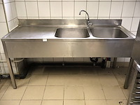 Inox wastafel - afbeelding 1 van  3