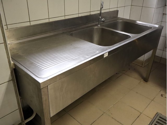 Inox wastafel - afbeelding 3 van  3