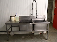 Inox wastafel - afbeelding 1 van  3