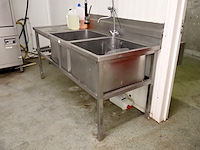 Inox wastafel - afbeelding 3 van  3