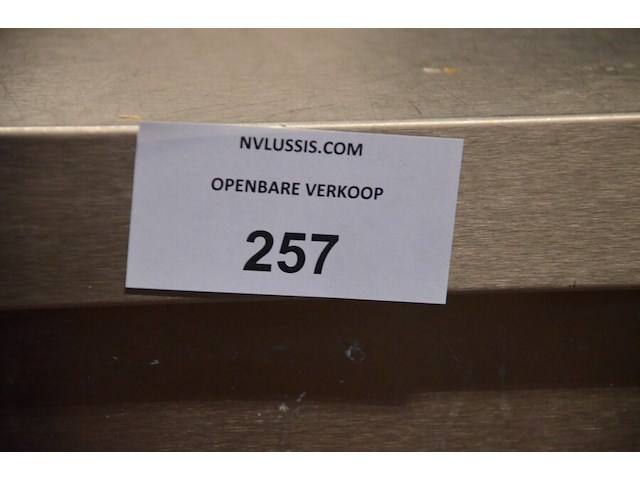 Inox werkbank 3 etages afm. 2m x 0,80m - afbeelding 1 van  4