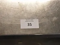 Inox werktafel 120x70cm - afbeelding 2 van  4