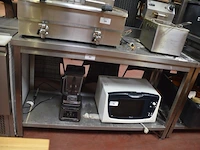 Inox werktafel 1,40 m (23)