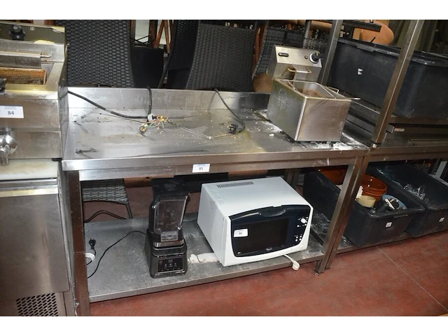 Inox werktafel 1,40 m (23) - afbeelding 3 van  3