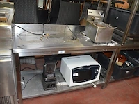 Inox werktafel 1,40 m (23) - afbeelding 3 van  3