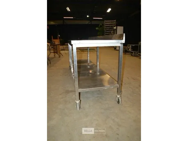 Inox werktafel 240x270x95 - afbeelding 3 van  6