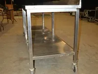 Inox werktafel 240x270x95 - afbeelding 3 van  6