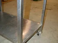 Inox werktafel 240x270x95 - afbeelding 4 van  6