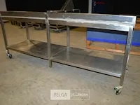 Inox werktafel 240x270x95 - afbeelding 6 van  6