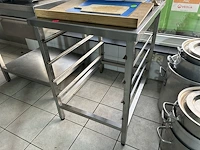 Inox werktafel 65x90x88cm h - afbeelding 1 van  1