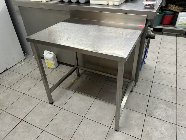 Inox werktafel 90x70x85cm h - afbeelding 1 van  2