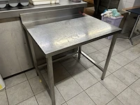 Inox werktafel 90x70x85cm h - afbeelding 2 van  2