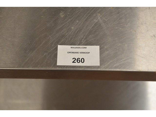 Inox werktafel afm. 0,90m x 0,60m - afbeelding 1 van  3