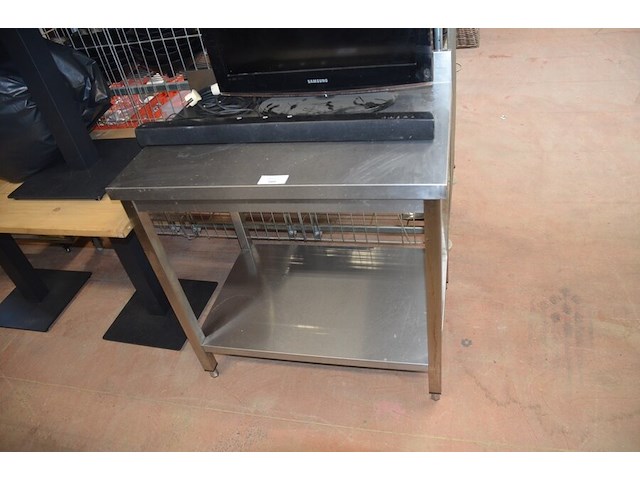 Inox werktafel afm. 0,90m x 0,60m - afbeelding 3 van  3