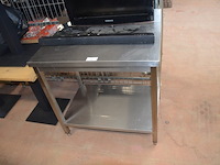 Inox werktafel afm. 0,90m x 0,60m - afbeelding 3 van  3