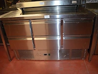 Inox werktafel met 6 koellades dixell 1000100026291 (30) - afbeelding 1 van  7