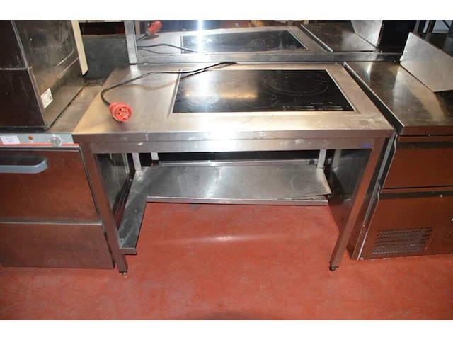 Inox werktafel met inductieplaat aeg (29) - afbeelding 1 van  8