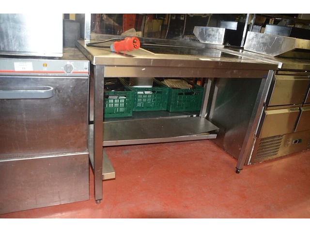 Inox werktafel met inductieplaat aeg (29) - afbeelding 2 van  8