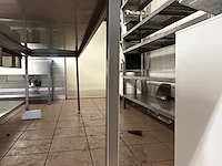 Inox werktafel met opzetstuk + inklapbaar werkblad - afbeelding 5 van  6