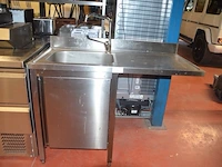 Inox werktafel met spoelbak en kraan (36) - afbeelding 1 van  7