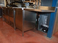 Inox werktafel met spoelbak en kraan (36) - afbeelding 4 van  7