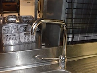 Inox werktafel met spoelbak en kraan (36) - afbeelding 6 van  7