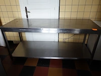 Inox werktafel vv ligger