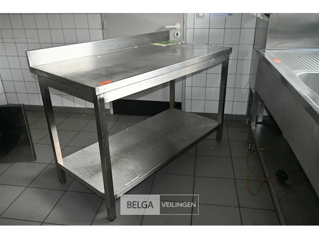 Inox werktafel - afbeelding 1 van  5