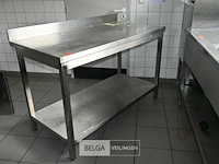 Inox werktafel - afbeelding 1 van  5