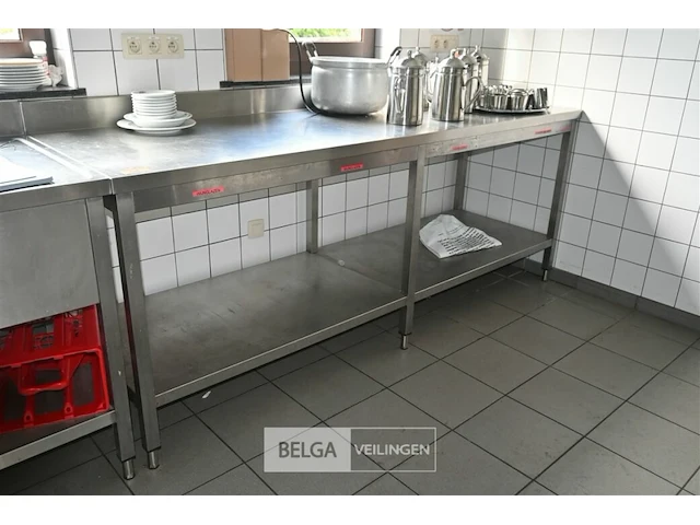 Inox werktafel - afbeelding 1 van  4