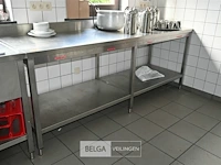 Inox werktafel - afbeelding 1 van  4