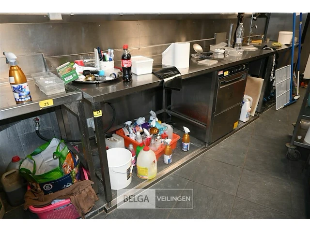 Inox werktafel - afbeelding 1 van  3