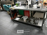 Inox werktafel - afbeelding 2 van  5