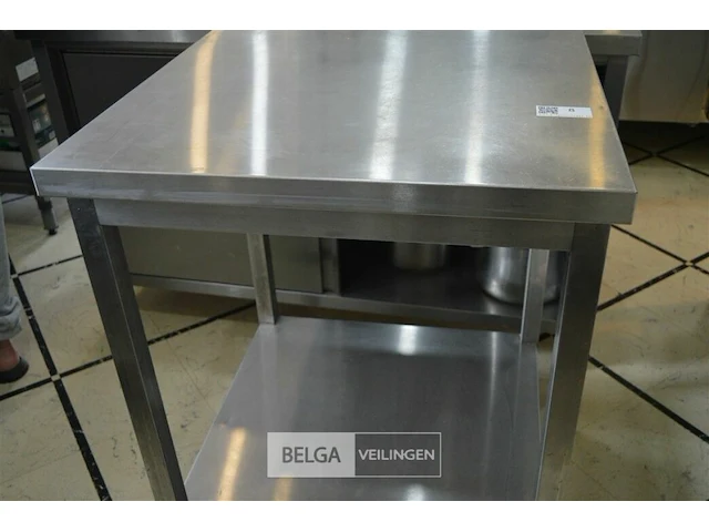 Inox werktafel - afbeelding 2 van  2