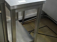 Inox werktafel - afbeelding 1 van  2