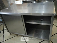 Inox werktafel - afbeelding 1 van  4
